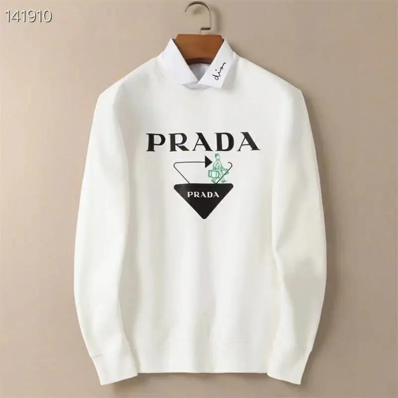 prada sweatshirt manches longues pour homme s_1264045